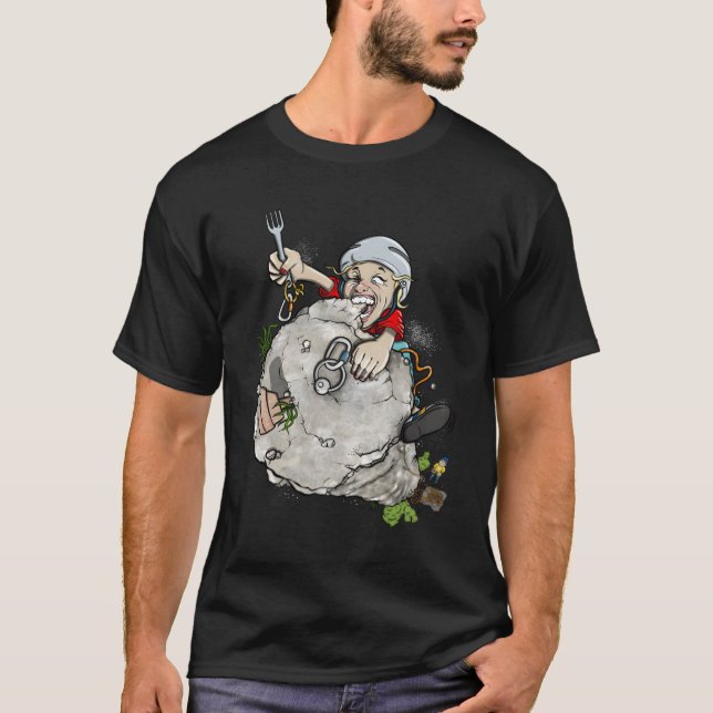 T-shirt Taste of rock climbing funny (Devant)