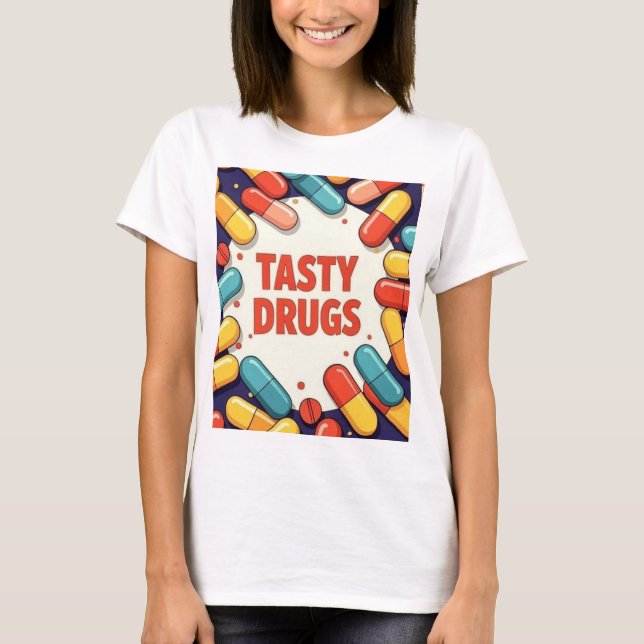 T-shirt Tasty Drugs (Devant)