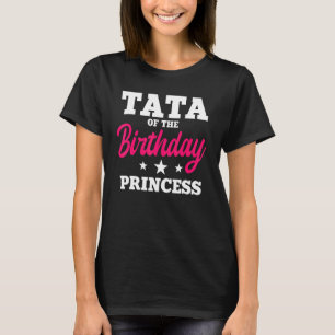 T-shirt Tata De L'Anniversaire Princess Party Anniversaire