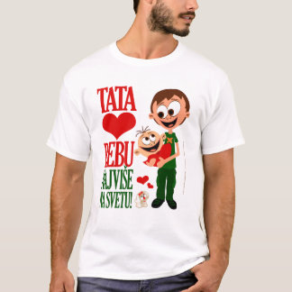 T-shirt Tata Voli Bebu - Bela 2