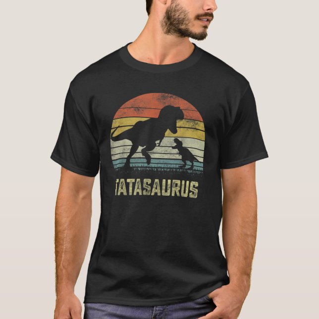 T-shirt Tatasaurus T Rex Dinosaur Tata Saurus Famille Matc (Devant)