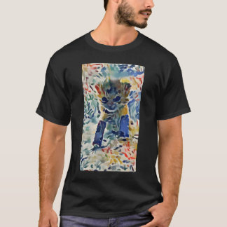 T-shirt Tater Tot Cat en Matisse type de peinture