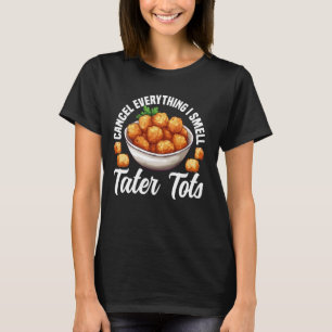 T-shirt Tater Tots Ventilateur Tatouage de repas Tatouage