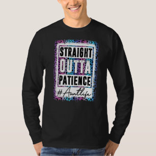 T-shirt Tatie Sassy Droit Sorti De La Patience Léopard Tan