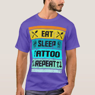 T-shirt Tatouage Artiste Tatoueur Adulte Tatouage Drôle
