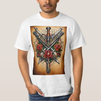 T-shirt tatouage d'armes