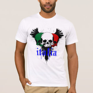 T-shirt Tatouage de crâne de l'Italie