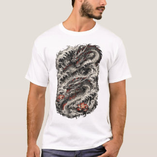 T-Shirt Tatouage de Dragon Japonais | Irezu Tradit