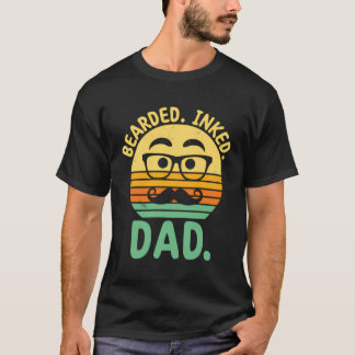 T-shirt Tatouage de tatouage de papa tatoueur de la barbe
