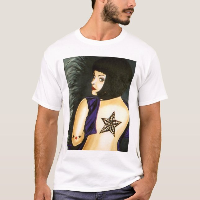 T-shirt Tatouage d'étoile (Devant)