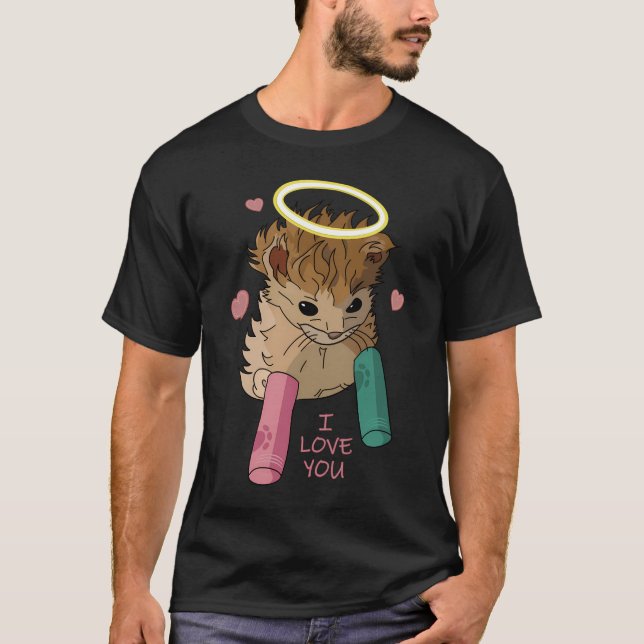 T-shirt Tatouage - Mignonne et adoré animal de compagnie (Devant)