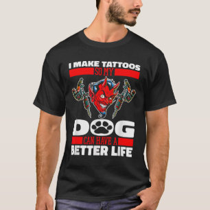 T-shirt Tatouage tatouage de chien tatoué - Artiste de tat