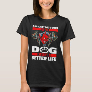 T-shirt Tatouage tatouage de chien tatoué - Artiste de tat