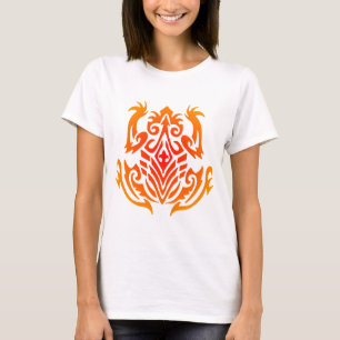 T-shirt Tatouage tribal sauvage de grenouille