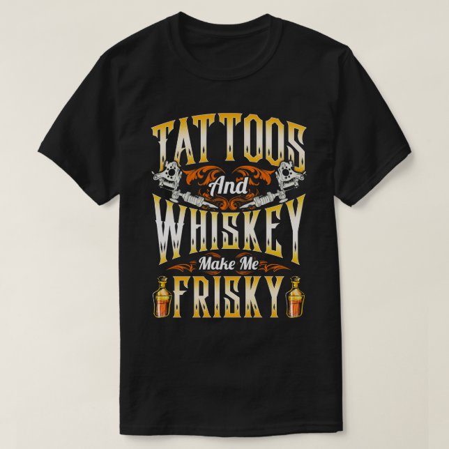 T-shirt Tatouages Et Me Rend Friste (Design devant)