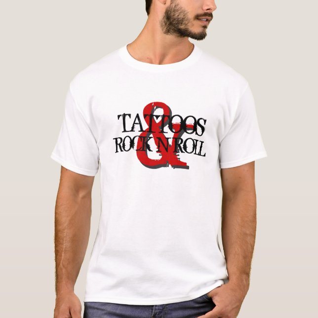 T-shirt Tatouages & Rock N Roll (Devant)