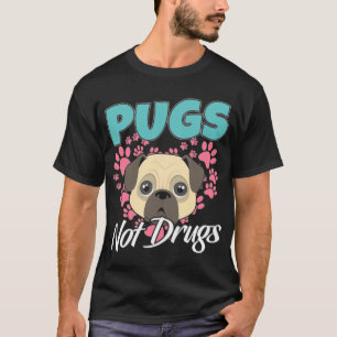 T-shirt Tatous Pas Drogue Éponges Chiens
