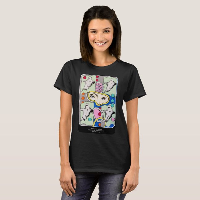 T-shirt "Tattletales in the Spirit Box" Peinture sur une (Devant entier)