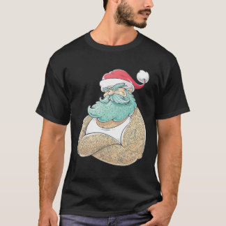 T-shirt Tattoooé Père Noël fantastique conception de Noël