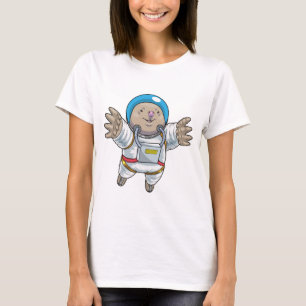 T-shirt Taupe Astronaute Espace