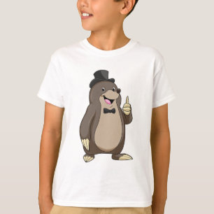 T-shirt Taupe comme marié avec cravate