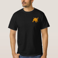 Taureau en or avec logo Bitcoin