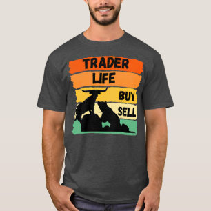T-shirt Taureau et ours du marché Stock
