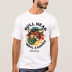 T-shirt Taureau : porteur du symbole de la tête de taureau