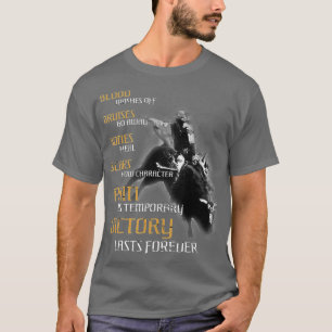 T-shirt Taureau Pour Hommes Texas Ranch Rider Cowboy Weste