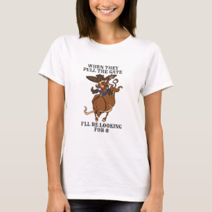 T-shirt Taureau quand ils tirent la porte à la recherche d
