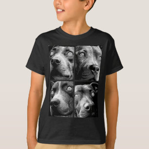 T-shirt Taureaux Pitbulls Hypnotiques Yeux Bizarres Weirdc