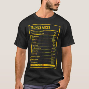 T-shirt Taurus Faits Vêtements Pour Hommes Et Femmes Drôle