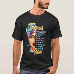 T-shirt Taurus Zodiac Anniversaire Taurus Graphique J'Ai 3