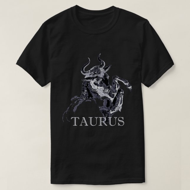 T-shirt Taurus Zodiac Bull Mens Basic (Design devant)
