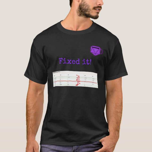 T-shirt Taux de change fixes (Devant)