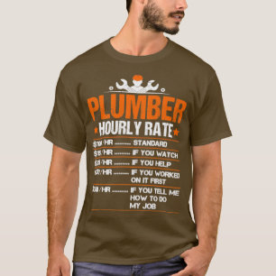 T-shirt Taux horaire du plombier1