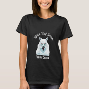 T-shirt Taverne du Loup Blanc Femme On a du Poulet Mème