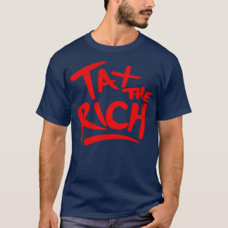 T-shirt Taxe vintage pour les riches
