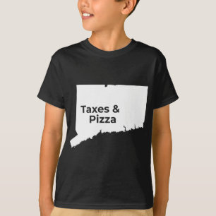 T-shirt Taxes Connecticut et pizza Connecticut