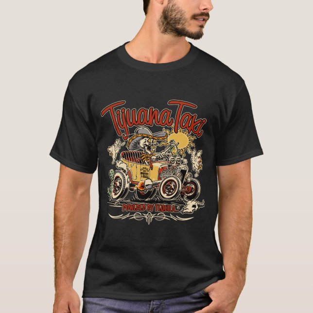 T-shirt Taxi de Tijuana - Pardon de voiture (Devant)