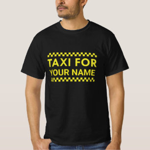 T-shirt Taxi Pour Votre Nom