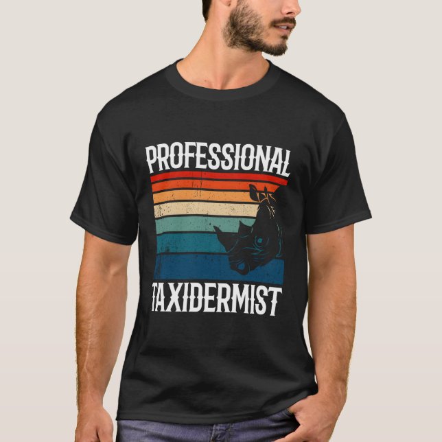 T-shirt Taxidermiste professionnel (Devant)