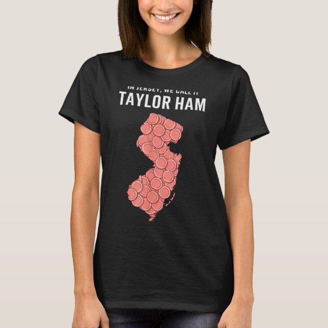 T-shirt Taylor Ham Shirt - Nj Breakfast Staple Rk Roll Des (Devant)