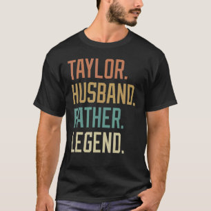 T-shirt Taylor Mari père légende Fête des pères Retro