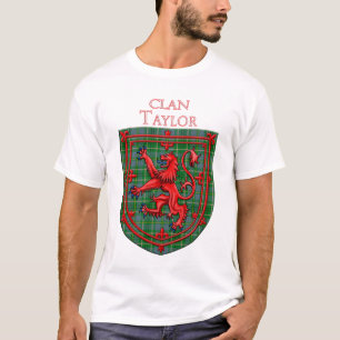 T-shirt Taylor Tartan Scottish Plaid Lion Rampant