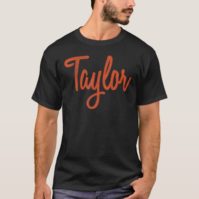 T-shirt Taylor Vintage Retro (Devant)
