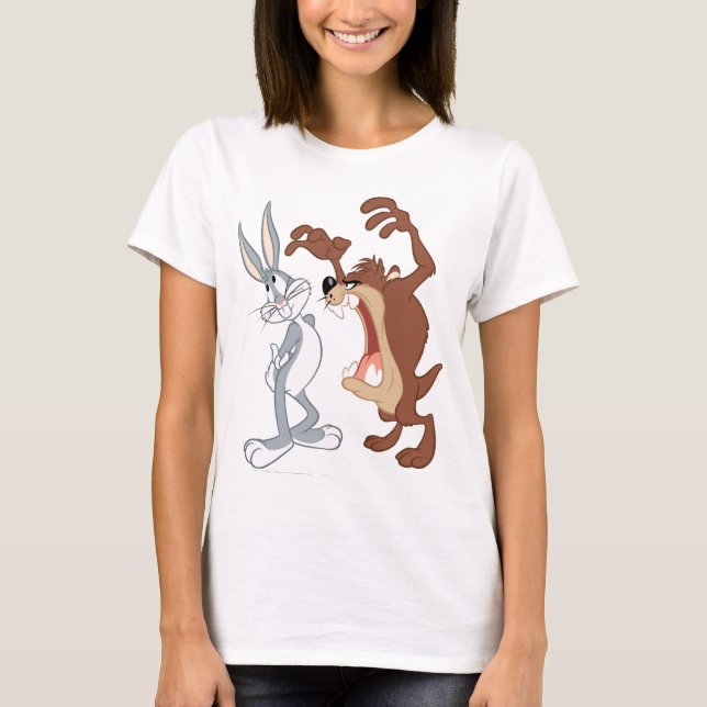 T-shirt TAZ™ et BUGS BUNNY™ ne sont même pas en flammes -  (Devant)