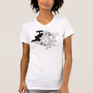 T-shirt TAZ™ manger un arbre de Noël