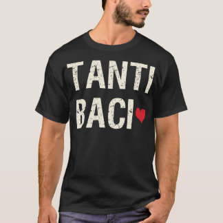 T-shirt TBaci Nombreux baisers Expression italienne