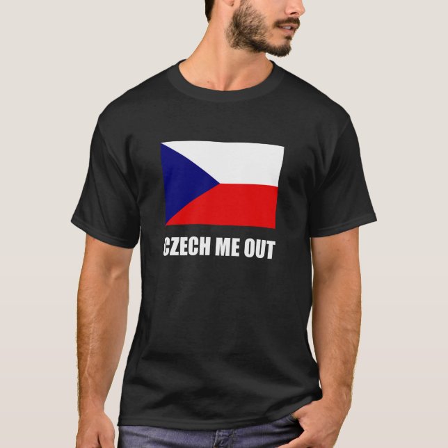 T-shirt Tchèque je (Devant)